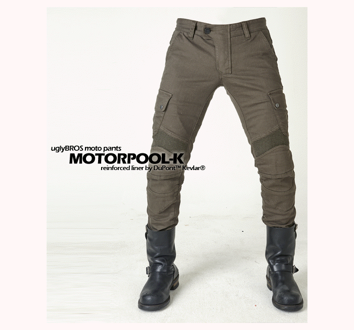 [uglyBROS] Motorpool-K (kevlar-jeans) | 어글리브로스 모토풀-케이 케블라 진 모토팬츠
